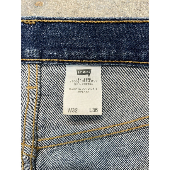 Levis 501 XX Vintage 2003 Jeans Button Fly Dark Wash Fade Men’s 31x32.5 - Picture 5 of 11